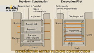 underground metro construction