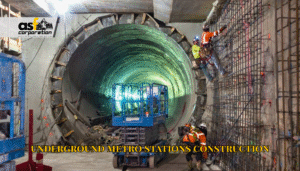 underground metro stations construction 5