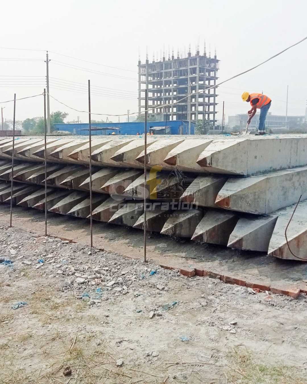 Precast Pile Casting and Driving Services in Dhaka Bangladesh